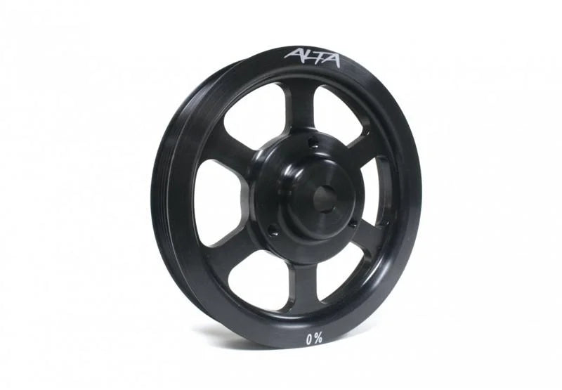 ALTA 02-06 Mini Cooper S/JCW & 02-08 S/JCW Convertible R53 Lightened Crank Pulley 2%+ - Detail View