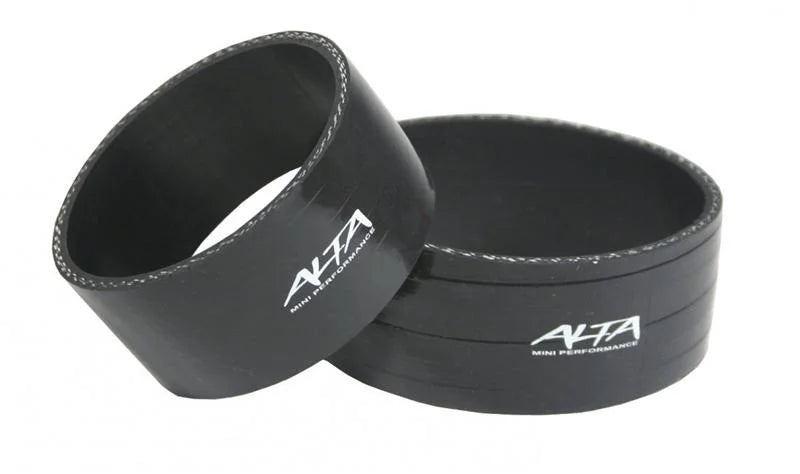 ALTA 02-06 Mini Cooper S/JCW & 02-08 S/JCW Convertible R53 Silicone Boost Couplers - Black - Main Product View