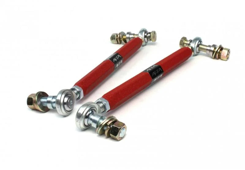 ALTA 02-12 Mini Cooper/S/JCW (Incl. 05-12 Convertible) & 09-12 Clubman Front Endlinks Adj Pair - Red - Installation View