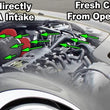 Load image into Gallery viewer, ALTA 07-12 Mini Cooper S/JCW &amp; 09-12 Convertible S/JCW 09-12 Clubman S/JCW Cold Air Intake - Red - Installation View