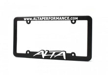 Load image into Gallery viewer, ALTA Plastic License Plate Frame fits 2002-2013 Mini Cooper - Main Product View