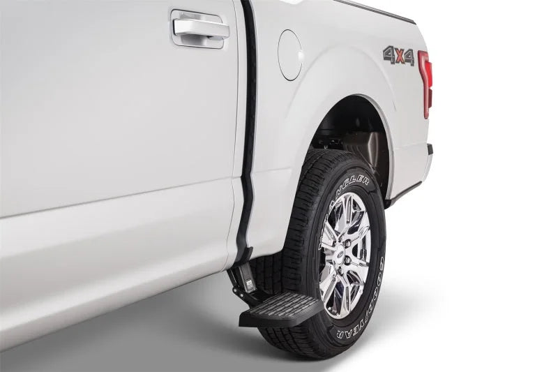 AMP Research 15-22 Ford F150 All Beds BedStep2 - Black - Installation View