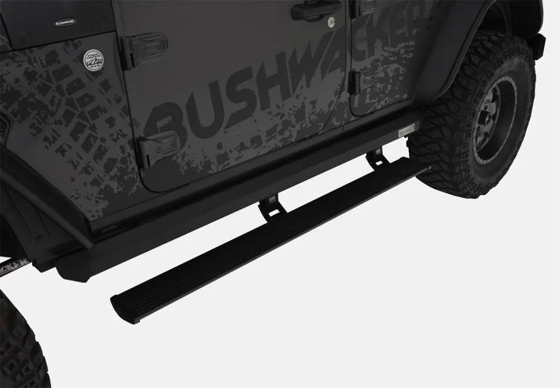 AMP Research 18-24 Jeep Wrangler JL 4DR (Incl. 4XE/Rubicon 392) PowerStep XL - Black - Additional View 5