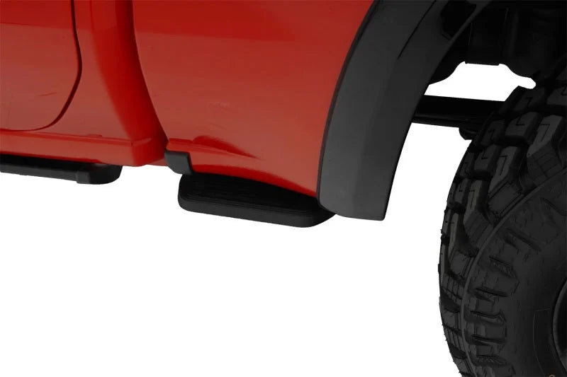 AMP Research 19-22 Chevrolet/GMC Silverado/Sierra 1500 Mid/Long Bed Only BedStep2 - Black - Back View