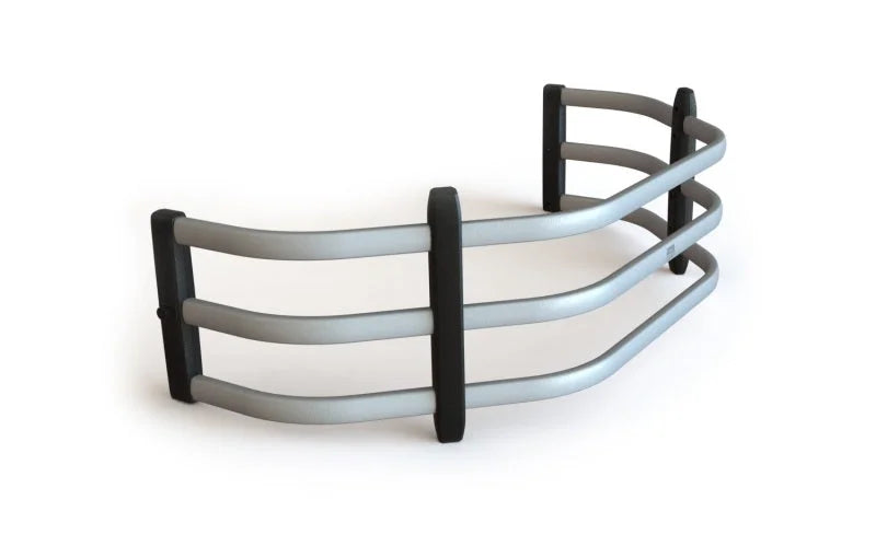 AMP Research 19-23 Ram 1500 (Excl. RamBox/Multi-Funct Tailgates) Std Cab Bedxtender HD Max - Silver - Side View