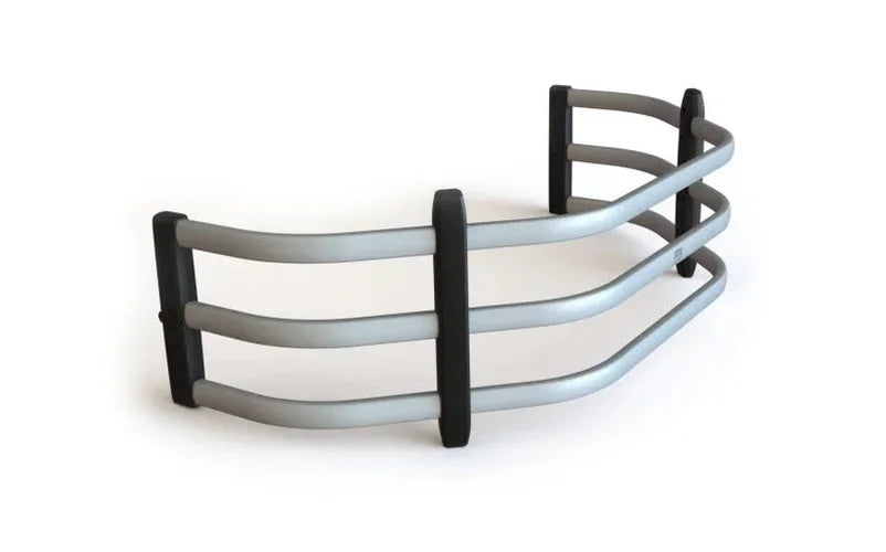 AMP Research 19-23 Ram 1500 (Excl. RamBox/Multi-Funct Tailgates) Std Cab Bedxtender HD Max - Silver - Side View