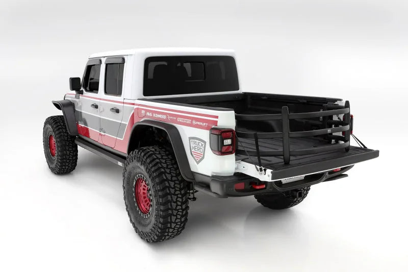 AMP Research 20-22 Jeep Gladiator (Does Not Work w/Tonneau Cvrs) Bedxtender HD Sport - Black - Additional View 5
