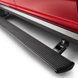 Load image into Gallery viewer, AMP Research 20-23 Chevy Silverado 1500 Crew Cab PowerStep XL - Black (Incl OEM Style Illumination) - Installation View