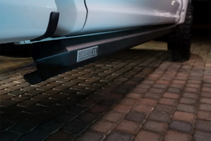 AMP Research 20-23 Chevy Silverado 1500 Crew Cab PowerStep XL - Black (Incl OEM Style Illumination) - Additional View 6