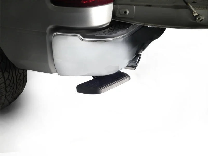 AMP Research 20-24 Chevrolet Silverado 2500/3500 BedStep - Black - Back View