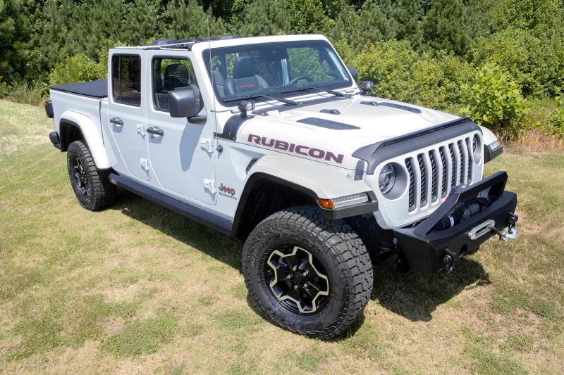 AMP Research 20-24 Jeep JT Gladiator (Launch/Overlnd/Rubicon/Sport/Sport S) PowerStep XL - Black - Installation View