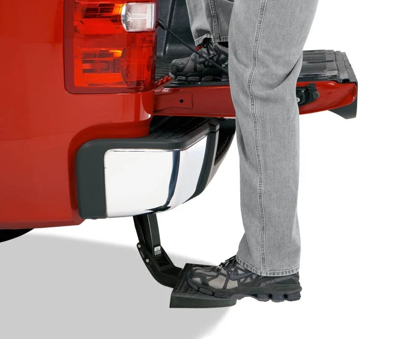 AMP Research 2002-2008 Dodge Ram 1500 BedStep - Black - Back View
