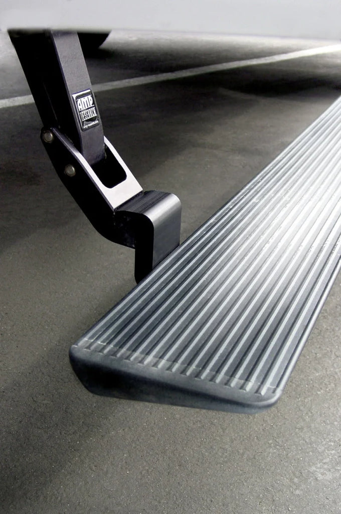 AMP Research 2002-2013 Dodge Ram PowerStep Extension Brackets (BRACKETS ONLY) - Black - Side View