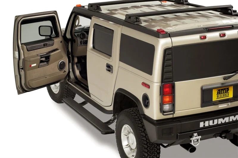 AMP Research 2003-2009 Hummer H2 PowerStep - Black - Side View