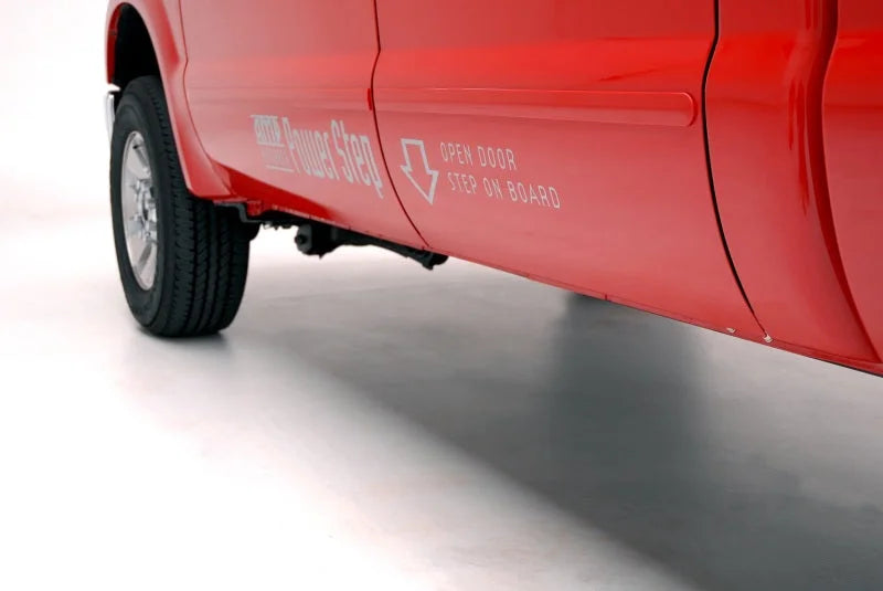 AMP Research 2004-2007 Ford F250/F350/450 All Cabs PowerStep - Black - Detail View
