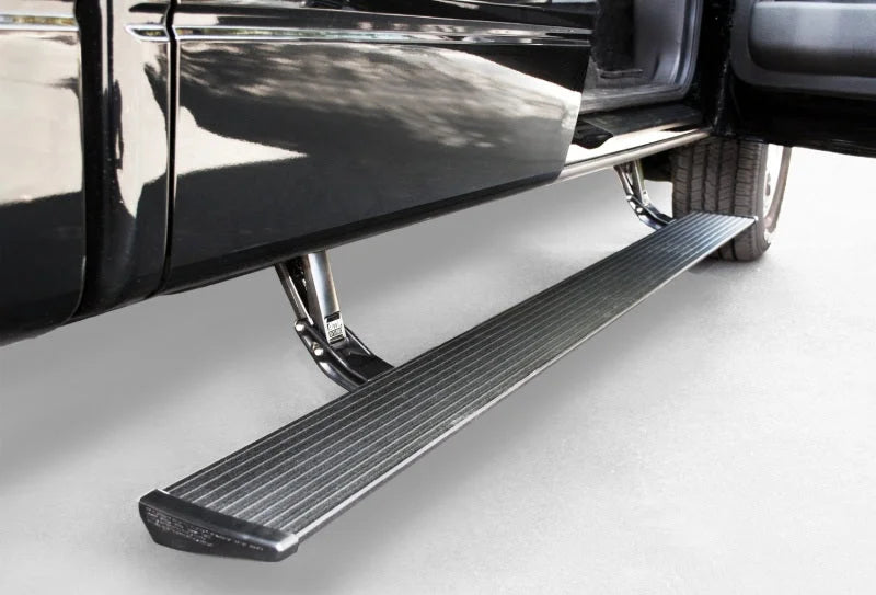 AMP Research 2004-2008 Ford F150 All Cabs PowerStep - Black - Side View