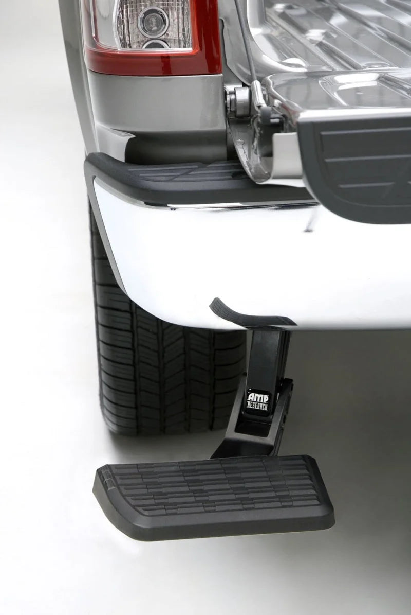 AMP Research 2007-2013 Chevrolet Silverado 1500 BedStep - Black - Back View