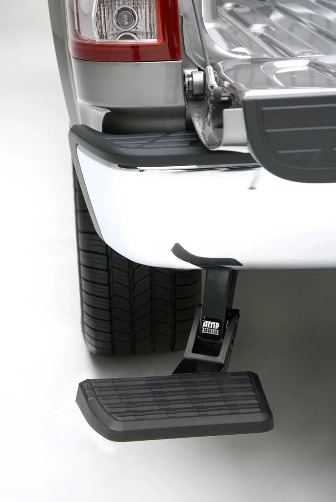 AMP Research 2007-2013 Chevrolet Silverado 1500 BedStep - Black - Back View