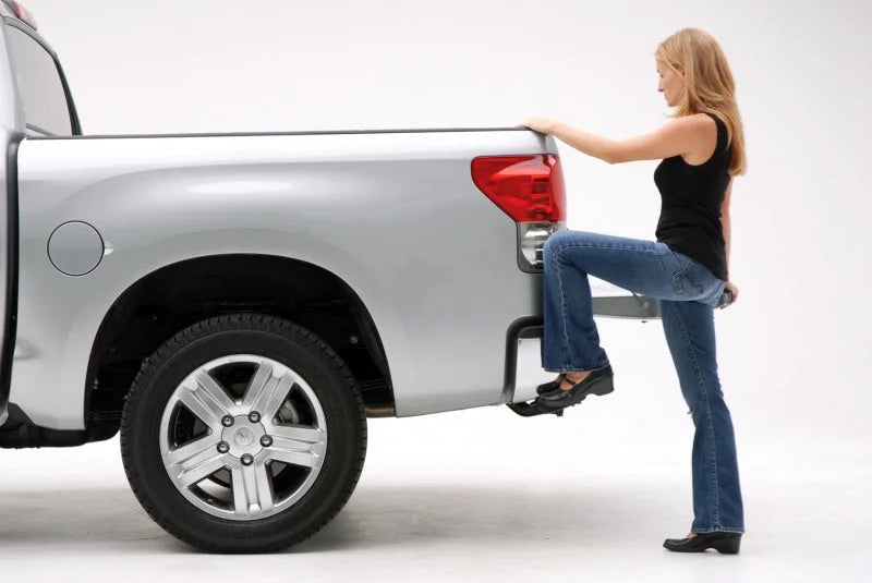 AMP Research 2007-2013 Toyota Tundra BedStep - Black - Back View