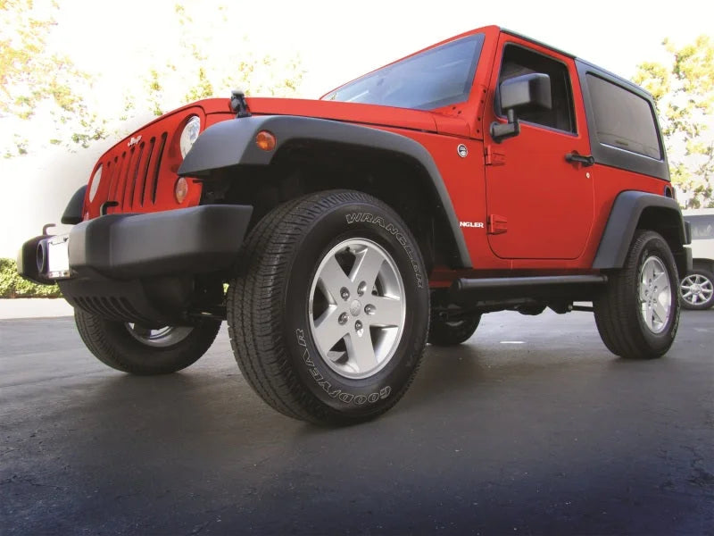 AMP Research 2007-2017 Jeep Wrangler JK 2 Door PowerStep - Black - Detail View