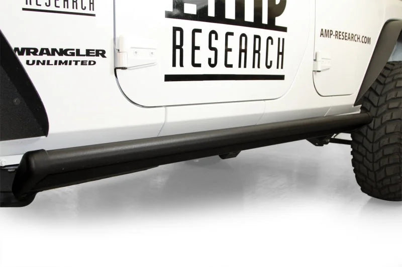 AMP Research 2007-2017 Jeep Wrangler JK 4 Door PowerStep - Black - Main Product View