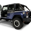 Load image into Gallery viewer, AMP Research 2007-2017 Jeep Wrangler JK 4 Door PowerStep - Black - Installation View