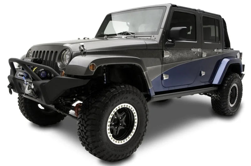 AMP Research 2007-2017 Jeep Wrangler JK 4 Door PowerStep - Black - Additional View 5