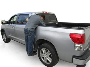 AMP Research 2007-2017 Toyota Tundra Crewmax BedStep2 - Black - Main Product View