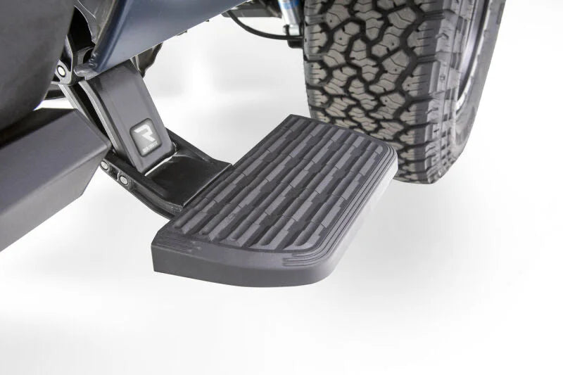 AMP Research 2007-2017 Toyota Tundra Crewmax BedStep2 - Black - Side View