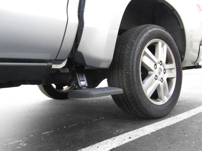 AMP Research 2007-2017 Toyota Tundra Crewmax BedStep2 - Black - Back View