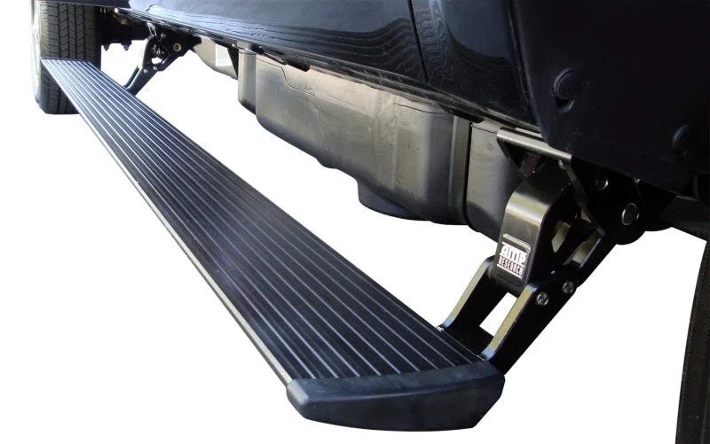 AMP Research 2011-2014 GMC Sierra 2500/3500 Extended/Crew PowerStep - Black - Side View