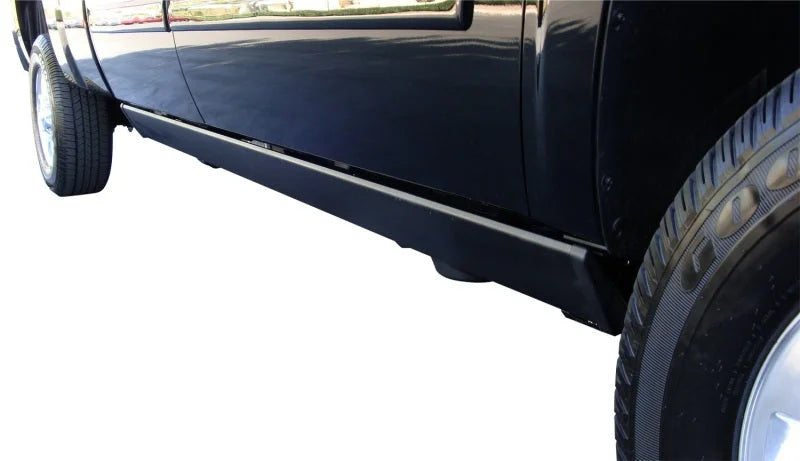AMP Research 2011-2014 GMC Sierra 2500/3500 Extended/Crew PowerStep - Black - Detail View