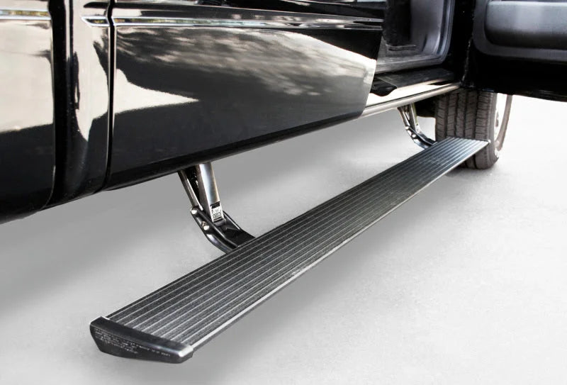 AMP Research 2018-2019 Jeep Grand Cherokee PowerStep Plug N Play - Black - Side View