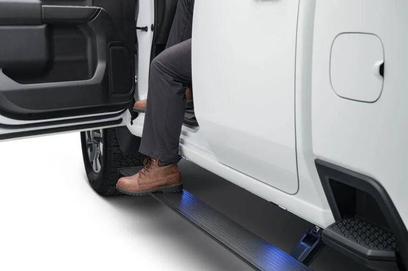 AMP Research 2020 Ford Expedition PowerStep - Black - Side View