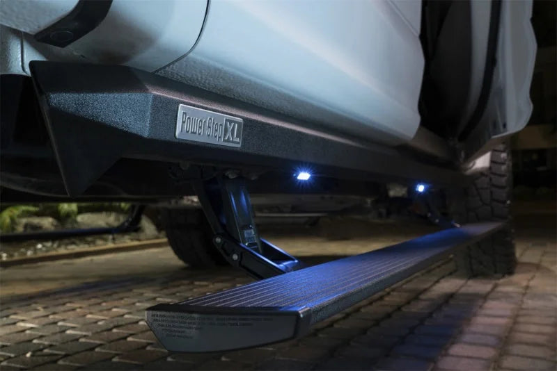 AMP Research 2020 Ford F250/350/450 SuperCrew Cab PowerStep XL - Black - Installation View