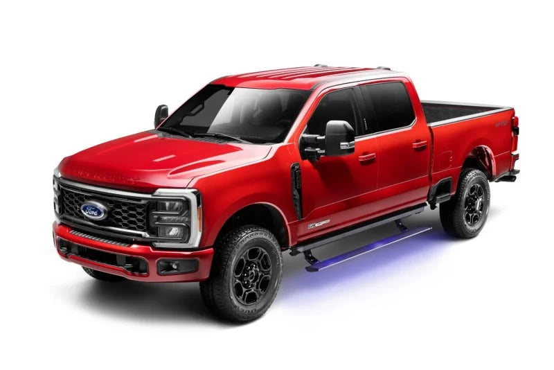 AMP Research 2022 Ford F-250/350/450 (250/350 Only Sync 4 Models) Crew Cab PowerStep XL - Black - Additional View 5
