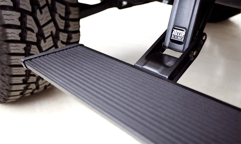 AMP Research 2022 Ford F-250/350/450 All Cabs (Fits Only Sync 4 Models) PowerStep Xtreme - Black - Side View
