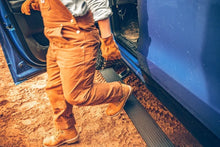 Load image into Gallery viewer, AMP Research 2025 RAM 1500 (Gas ONLY) PowerStep Plug &amp; Play - Black - Back View