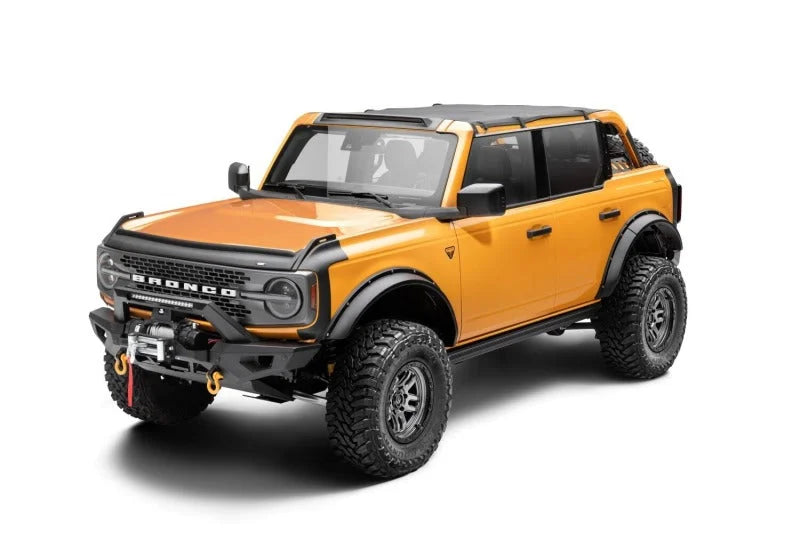 AMP Research 21-23 Ford Bronco (Excl. Raptor) PowerStep Xtreme - Black - Back View