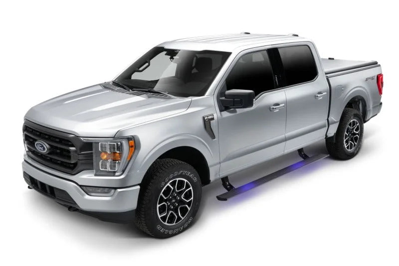 AMP Research 21-23 Ford F150 PowerStep Plug N Play - Black (See 76252-01A For Hybrid) - Installation View