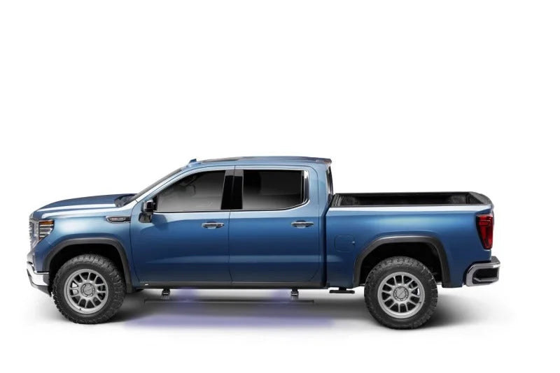 AMP Research 22-23 Chevy/GMC Silverado/Sierra 1500 & 2024 2500/3500HD PowerStep Plug N Play - Back View