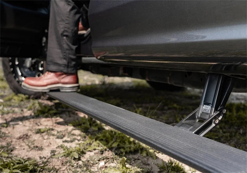 AMP Research 22-23 Toyota Tundra PowerStep Plug N Play - Black - Back View