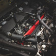 Load image into Gallery viewer, AMS Performance 08-15 Mitsubishi EVO X CNC Machined Aluminum Fuel Rail w/Pulsation Dampener - Red - Detail View
