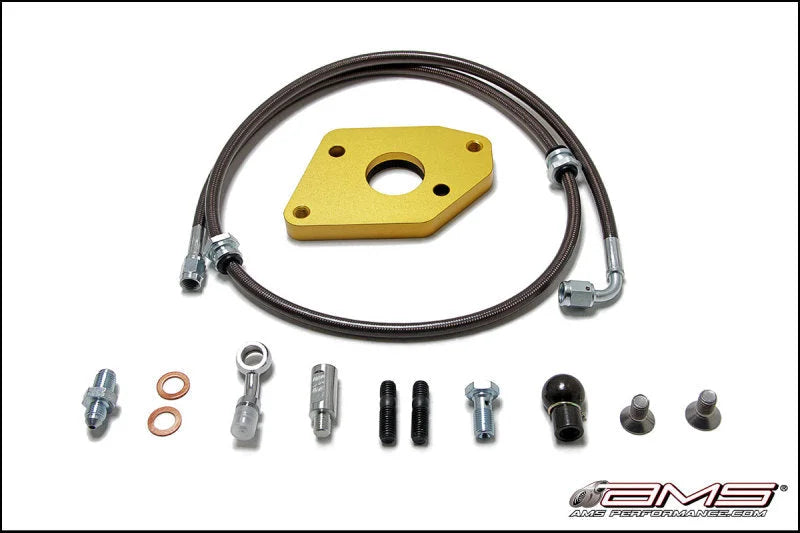 AMS Performance 08-15 Mitsubishi EVO X Clutch Master Cylinder Conversion w/Master Cylinder - Main Product View