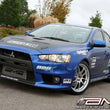 Load image into Gallery viewer, AMS Performance 08-15 Mitsubishi EVO X Front Mount Intercooler w/Modular Cast End Tanks &amp; Logo - Main Product View