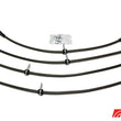Load image into Gallery viewer, AMS Performance 08-15 Mitsubishi EVO X Stainless Steel Brake Lines (4 Lines) - Side View