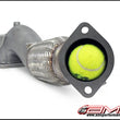 Load image into Gallery viewer, AMS Performance 08-15 Mitsubishi EVO X Widemouth Downpipe w/Turbo Outlet Pipe - Detail View