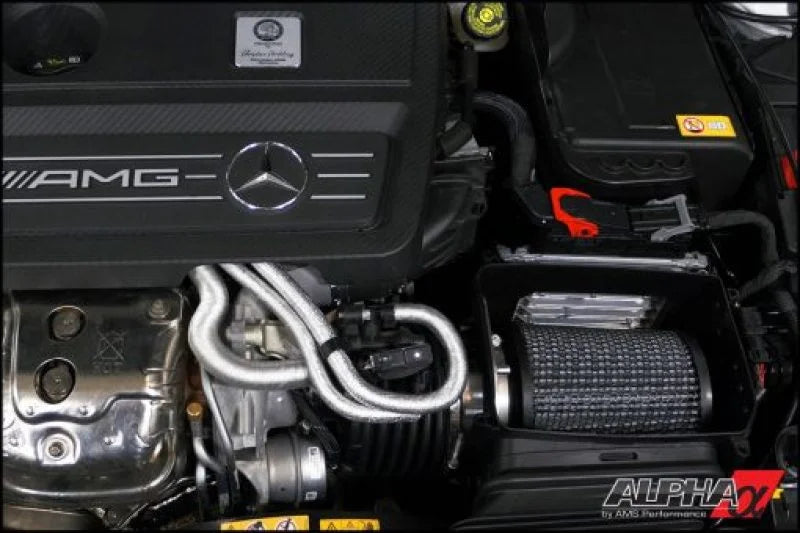 AMS Performance 14-18 Mercedes-Benz CLA 45 AMG 2.0T Alpha Intake System - Side View