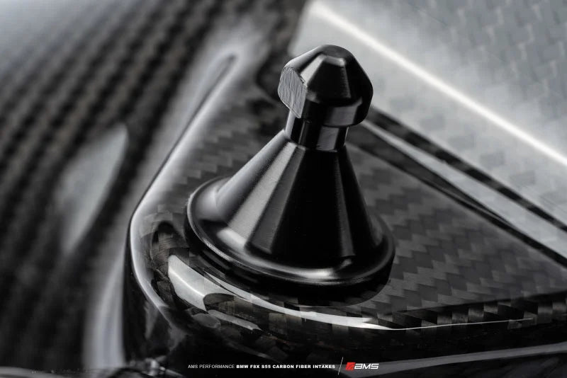 AMS Performance 15-18 BMW M3 / 15-20 BMW M4 w/ S55 3.0L Turbo Engine Carbon Fiber Intake - Additional View 10