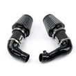 Load image into Gallery viewer, AMS Performance 16-24 Infiniti Q50 / 17-22 Infiniti Q60 80mm Air Intakes - Back View